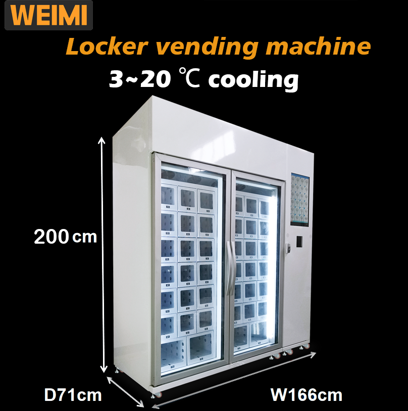 Our Cupcake Cooling Locker Vending Machine is the perfect solution for businesses looking to sell cakes, breads, sandwiches, and frozen foods. With its state-of-the-art cooling system, food products stay fresh and cool throughout the day.